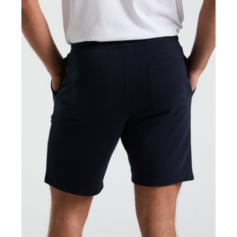 9" Fleece Embroidered Pete Short  (Dark Sapphire) 
