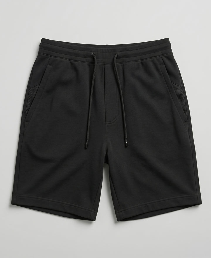 9" Fleece Embroidered Pete Short-Shorts-True Black-XS-Original Penguin