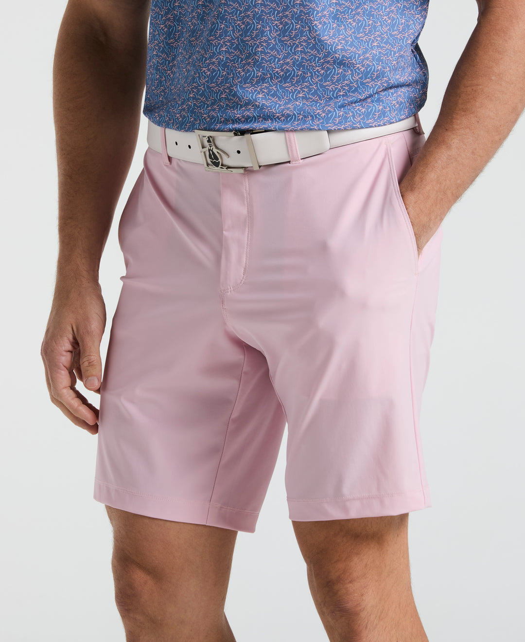 9" Stretch Short (Charm Pink) 