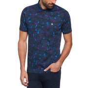 All-Over Camo Pete Print Polo (Dress Blues) 