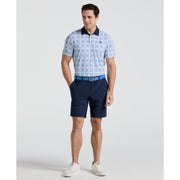 All-Over Cocktail Windowpane Printed Golf Polo-Golf Polos-Original Penguin