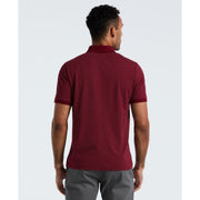 Diamond Ditsy Print Cotton Polo Shirt (Cabernet) 