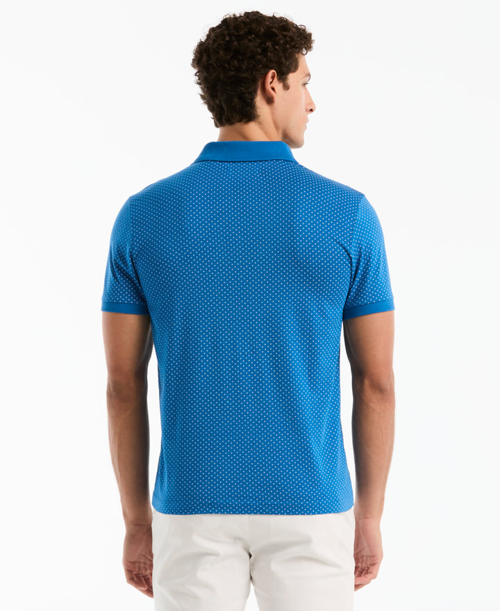 All-Over Diamond Ditsy Print Polo (Daphne) 