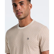 Ditsy Diamond Print Tee (Bright White) 
