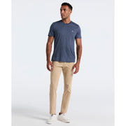 Ditsy Diamond Print Tee (Copen Blue) 
