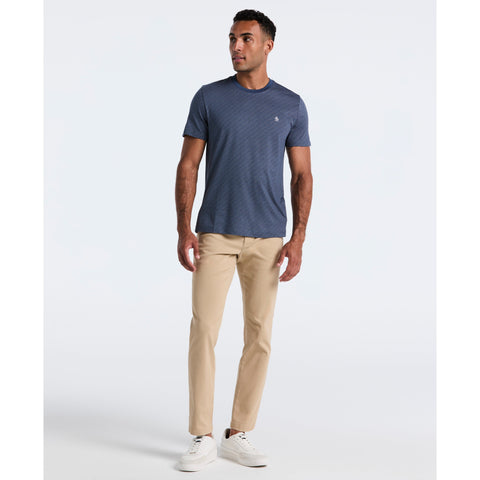 Ditsy Diamond Print Tee (Copen Blue) 