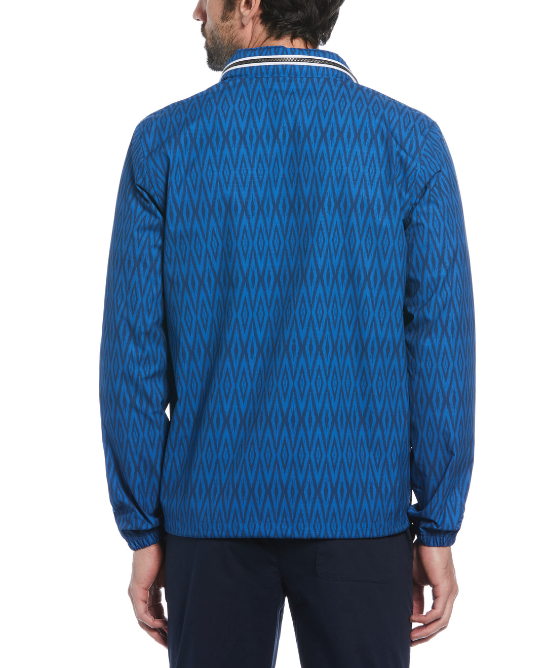 Allover Diamond Print Ratner Jacket (Star Sapphire) 