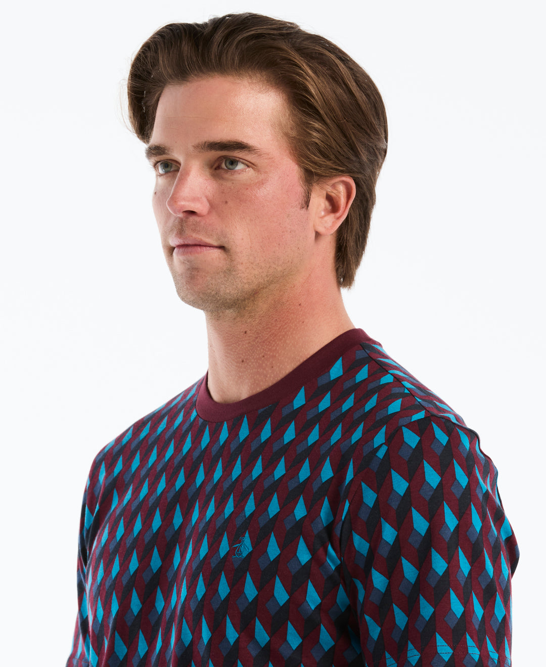 Cotton Jewel Print Tee (Port Royale) 