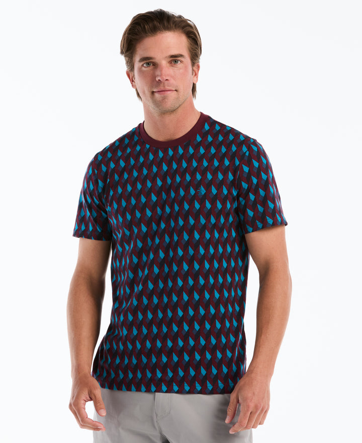 Cotton Jewel Print Tee (Port Royale) 