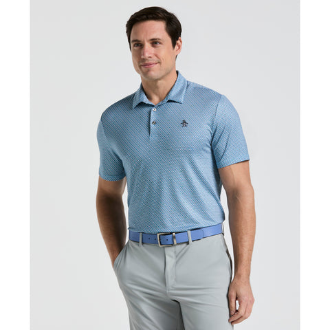 All-Over Micro Bucket Hat Golf Polo-Golf Polos-Aquarius-S-Original Penguin