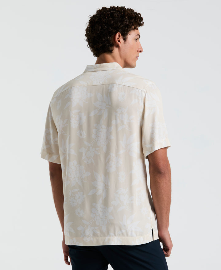 All-Over Palm Leaf Print Shirt (Birch) 