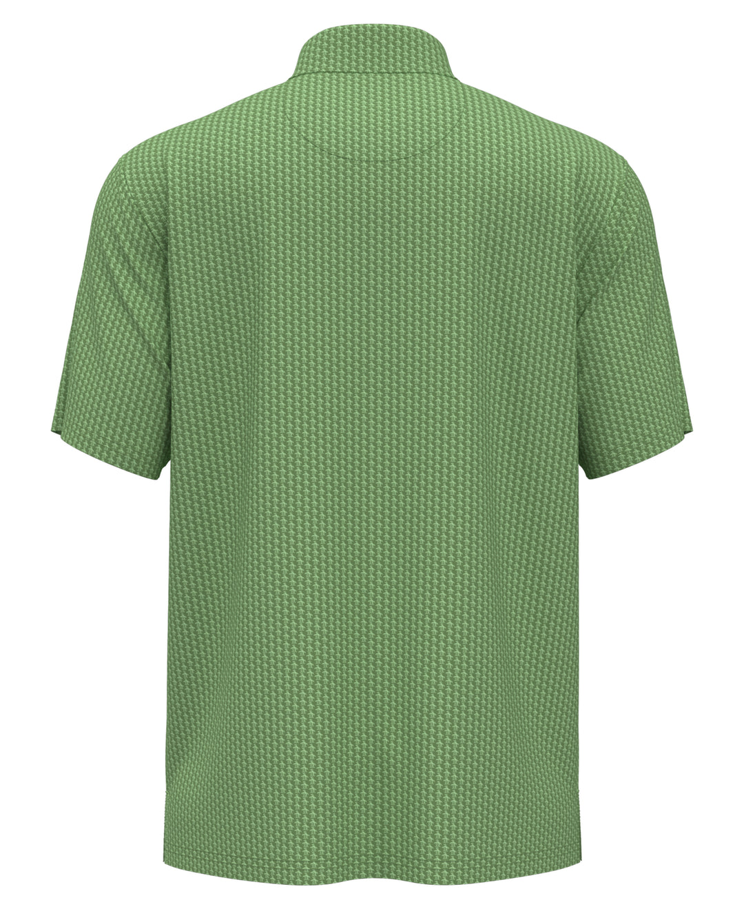 Allover Pete Print Short Sleeve Golf Polo Shirt (Jade Green) 