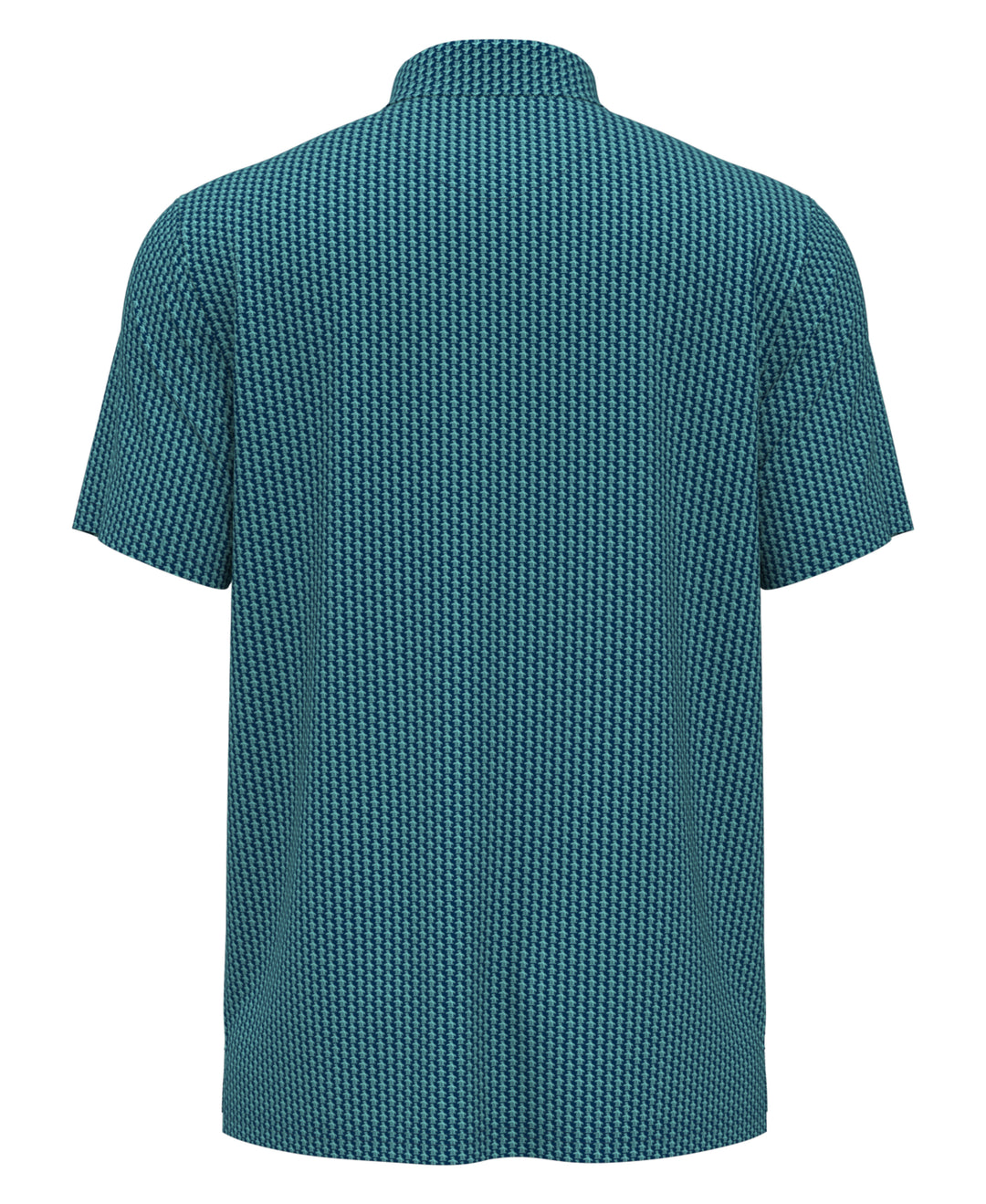 Allover Pete Print Short Sleeve Golf Polo Shirt (Blueberry Pancake) 