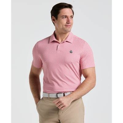 All-Over Pete's Micro Bowtie Print Golf Polo-Golf Polos-Murex Shell-XS-Original Penguin