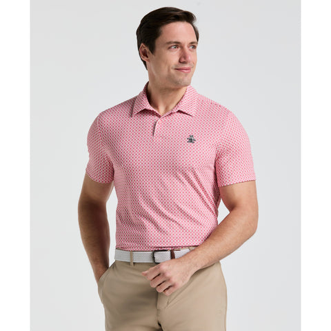 All-Over Pete's Micro Bowtie Print Golf Polo-Golf Polos-Murex Shell-XS-Original Penguin