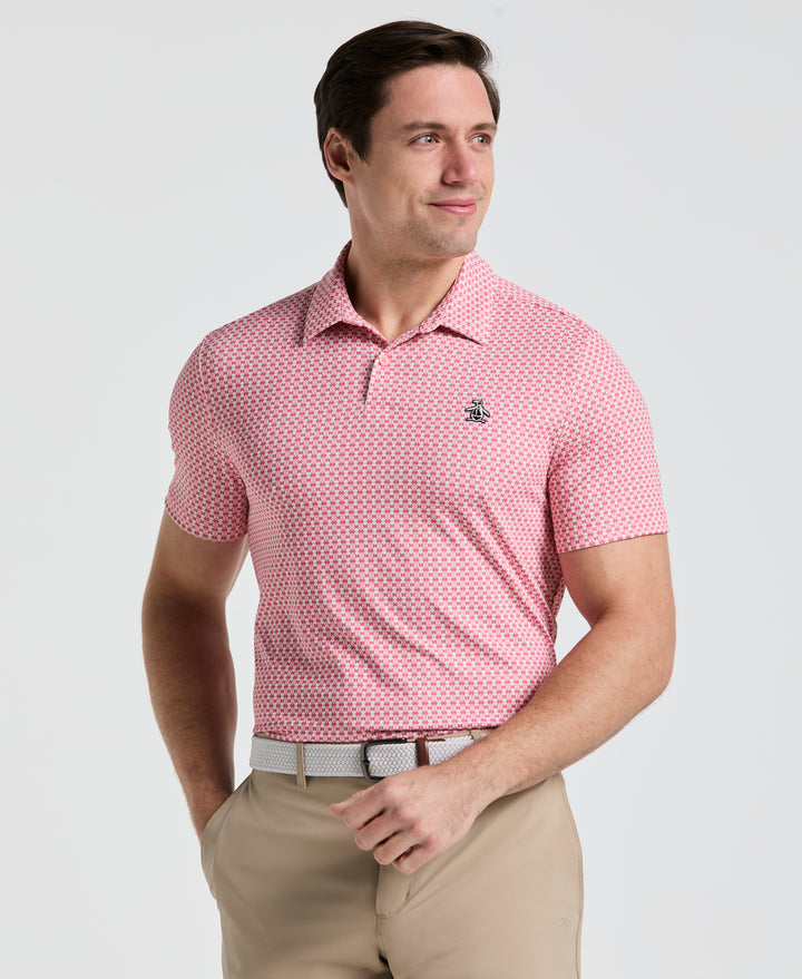 Pete's Bowtie Print Golf Polo (Murex Shell) 