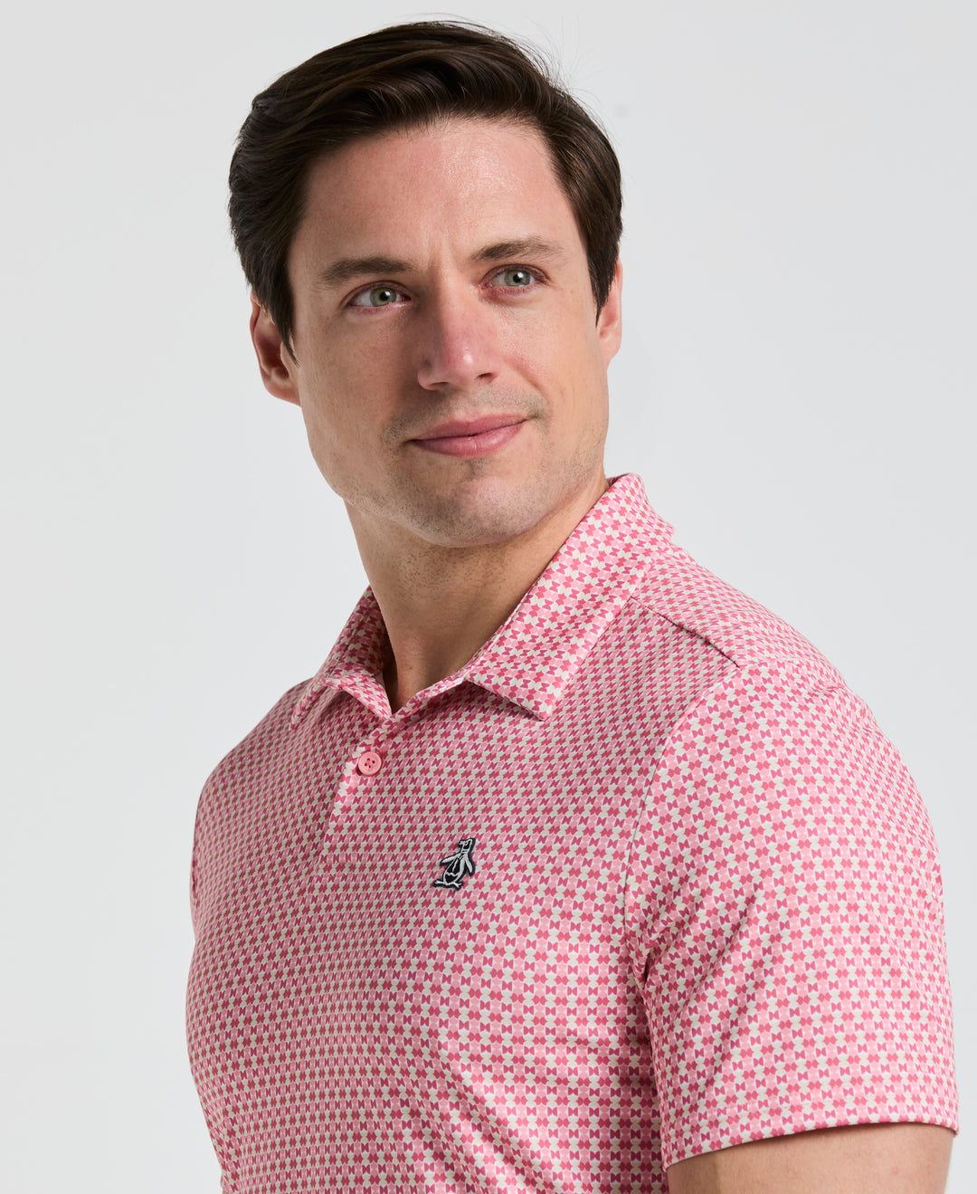 Pete's Bowtie Print Golf Polo (Murex Shell) 