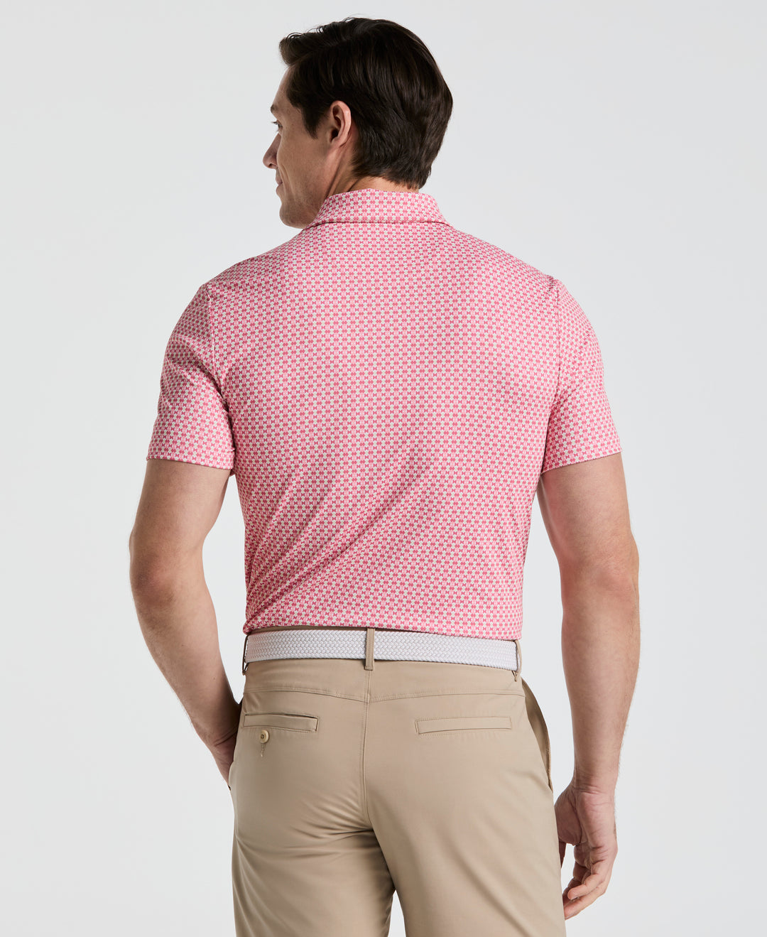 Pete's Bowtie Print Golf Polo (Murex Shell) 