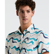 Multiwave All-Over Print Shirt (Bright White) 