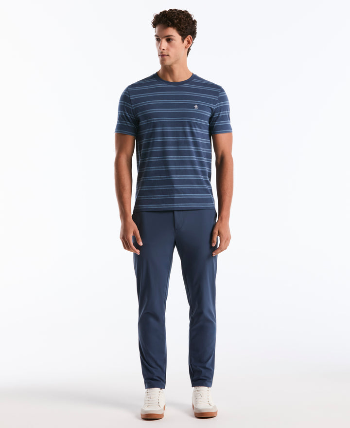 All-Over Stripe Jersey Tee (Copen Blue) 