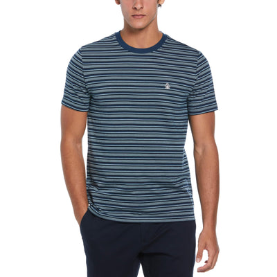 All Over Striped T-Shirt (Dark Sapphire) 