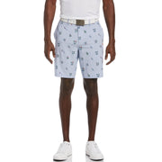 All Over Tropical Print Golf Short-Golf Shorts-Lavender Luster-32-Original Penguin
