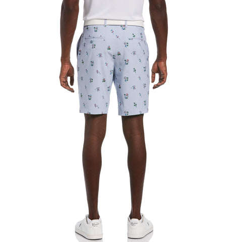 All Over Tropical Print Golf Short-Golf Shorts-Original Penguin