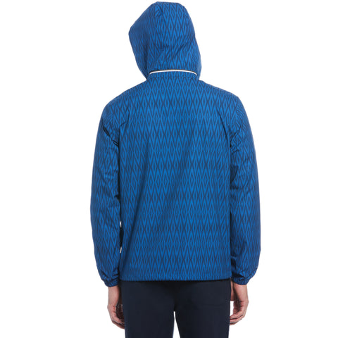 Allover Diamond Print Ratner Jacket (Star Sapphire) 