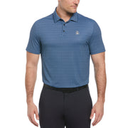 All-Over Pete Print Golf Polo Shirt (Black Iris) 