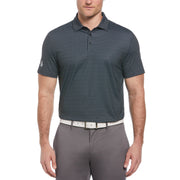 All-Over Pete Print Golf Polo Shirt (Caviar) 
