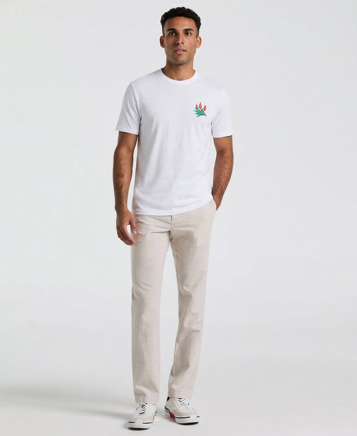 Aloe Bloom Graphic Tee-Tees-Bright White-XS-Original Penguin