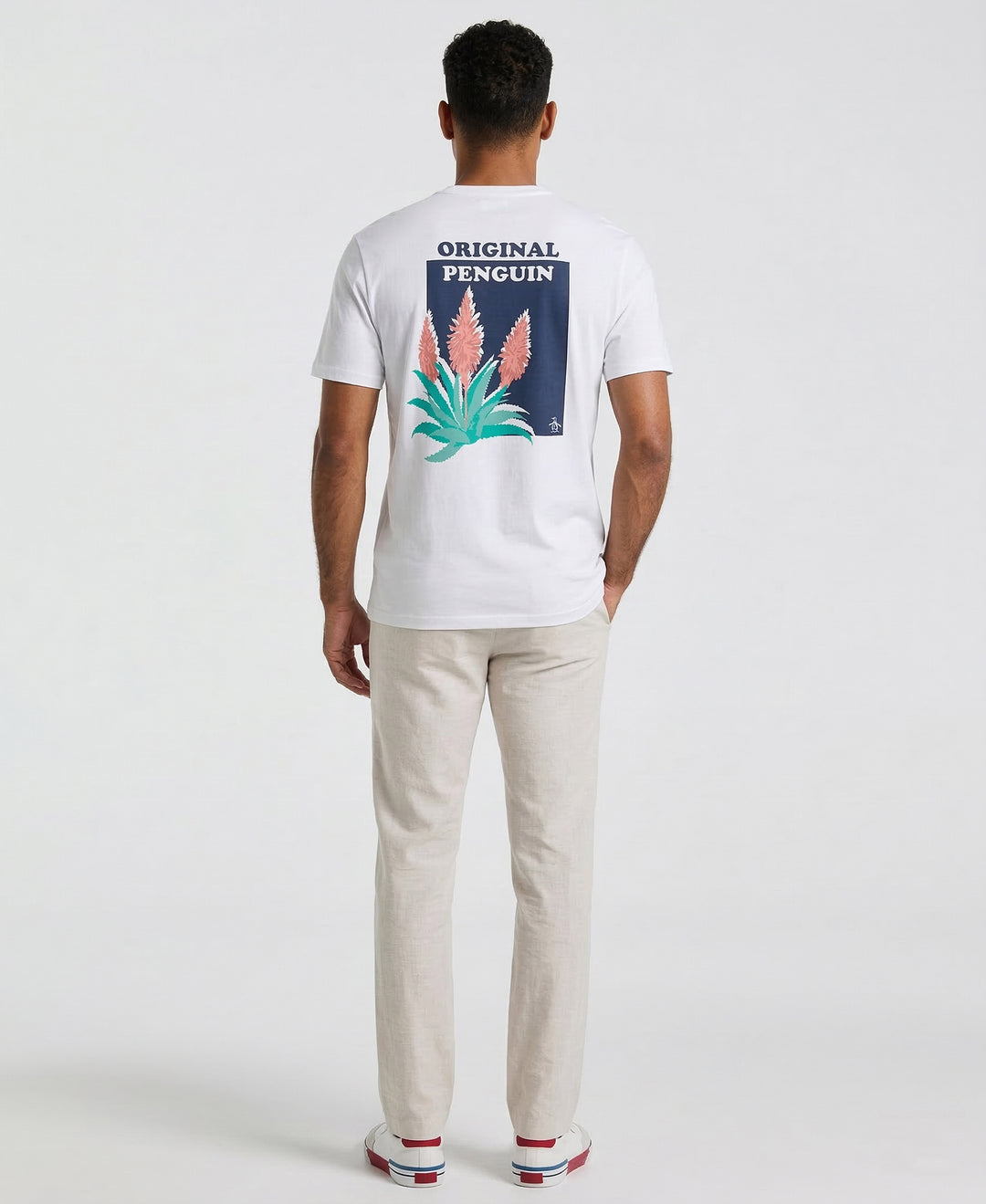 Aloe Bloom Graphic Tee-Tees-Original Penguin