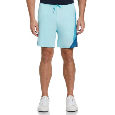 Asymetric Print Performance 7" Tennis Short (Limpet Shell) 