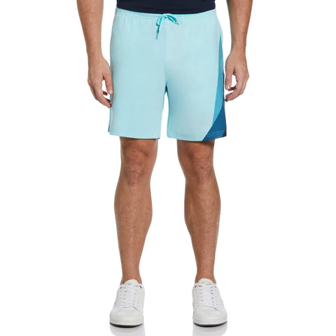 Asymetric Print Performance 7" Tennis Short (Limpet Shell) 
