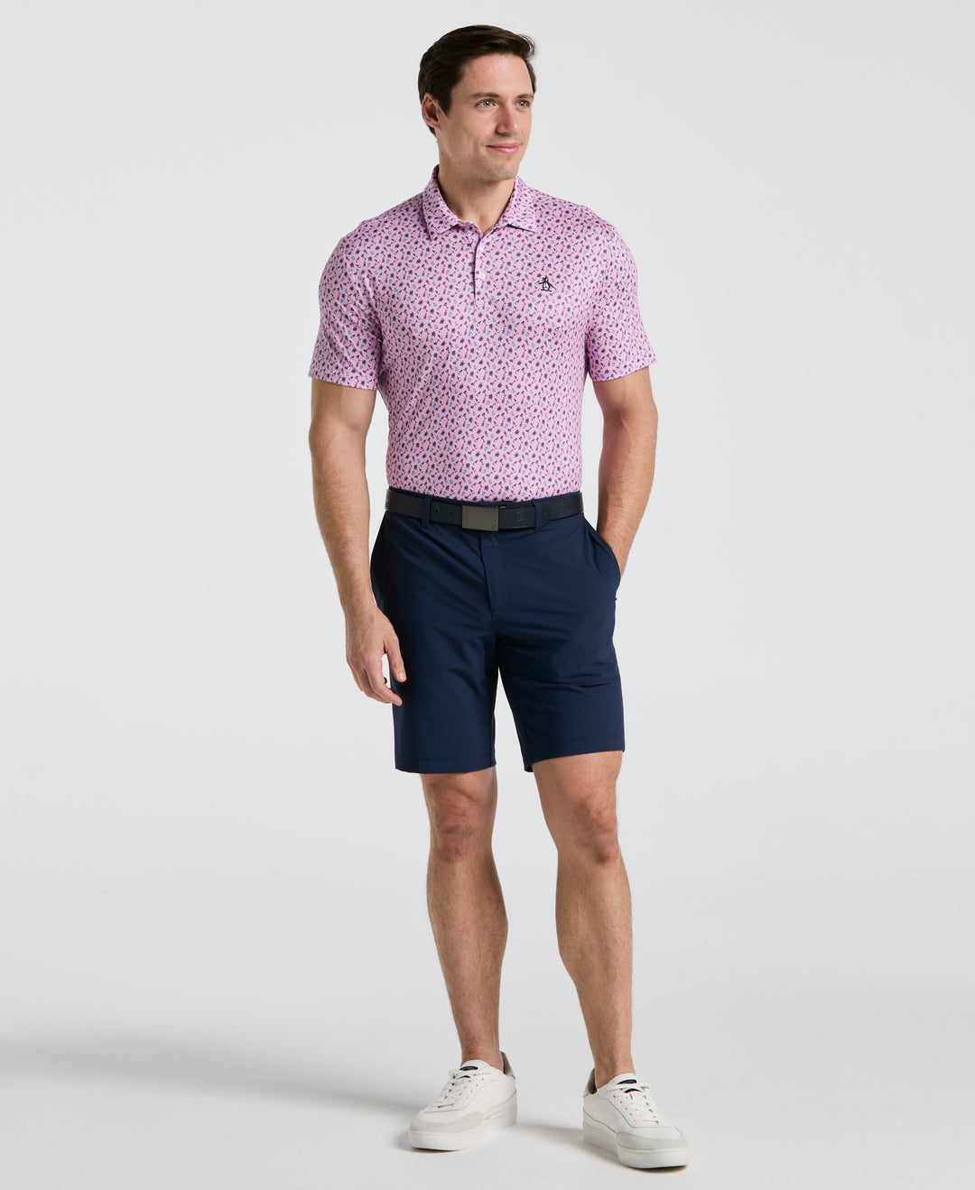 Augusta Menu Print Golf Polo (Lilac Sachet) 