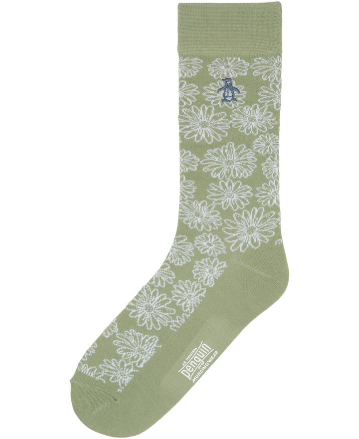 Ayres Floral Sock (Sage) 