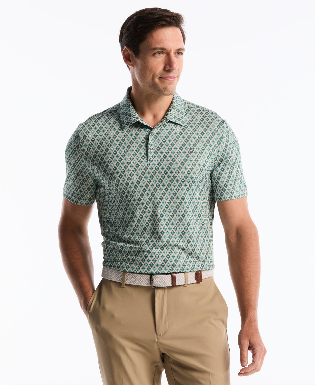Pete's Batik Cocktail Golf Polo (Jasper) 