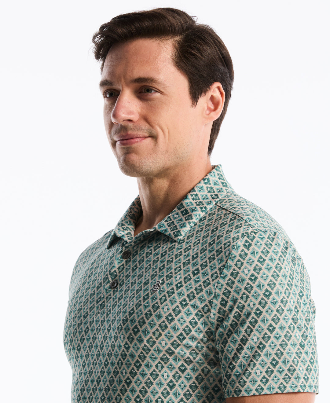 Pete's Batik Cocktail Golf Polo (Jasper) 
