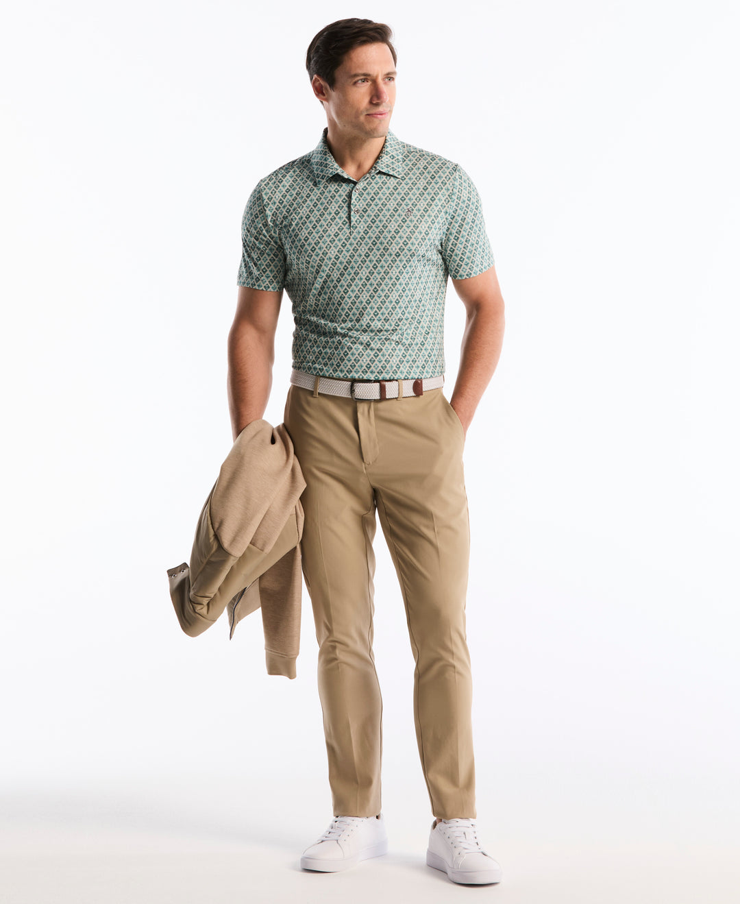 Pete's Batik Cocktail Golf Polo (Jasper) 