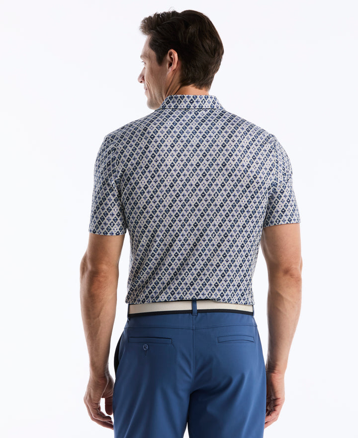Pete's Batik Cocktail Golf Polo (True Navy) 