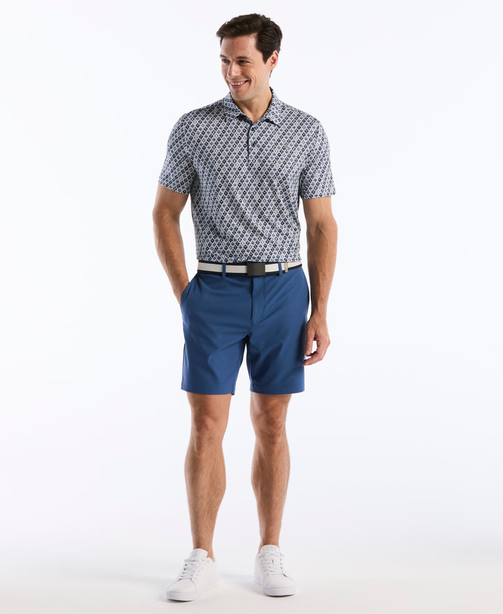 Pete's Batik Cocktail Golf Polo (True Navy) 
