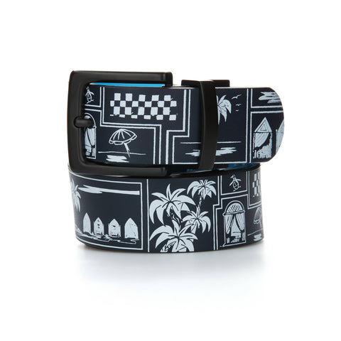 Beach Club Reversible Belt  (Aquarius) 