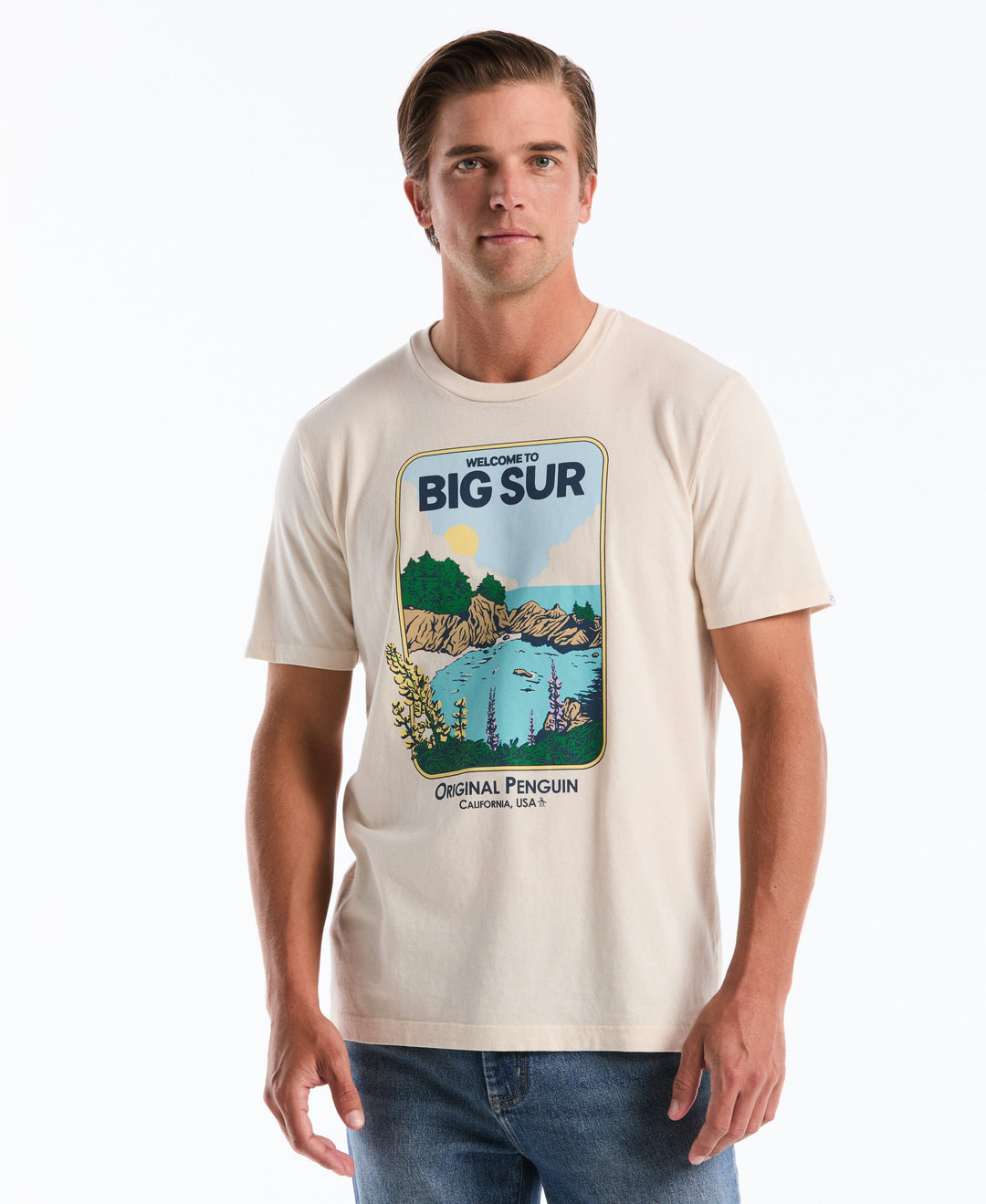 Big Sur Graphic Tee-Tees-Birch-XS-Original Penguin