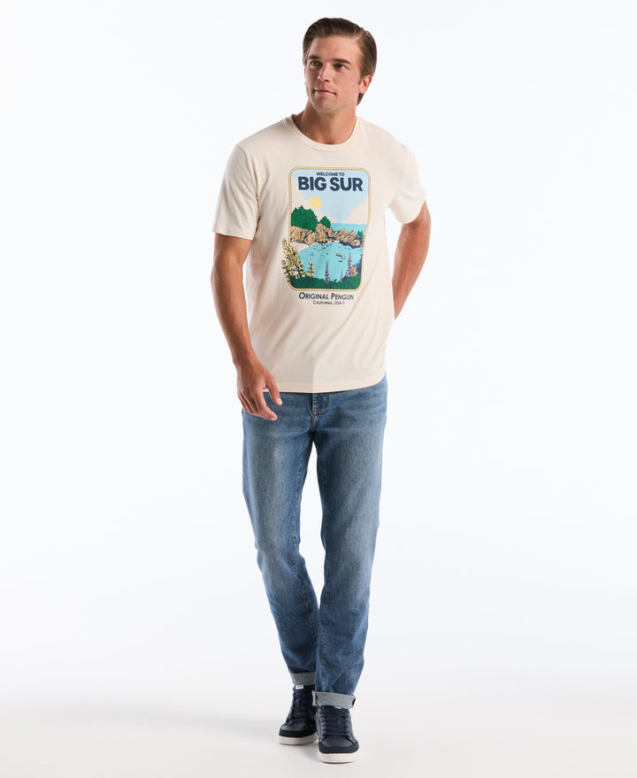 Big Sur Graphic Cotton Tee (Birch) 