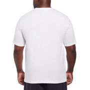 Big & Tall Floral Fill Pete Tee (Bright White) 