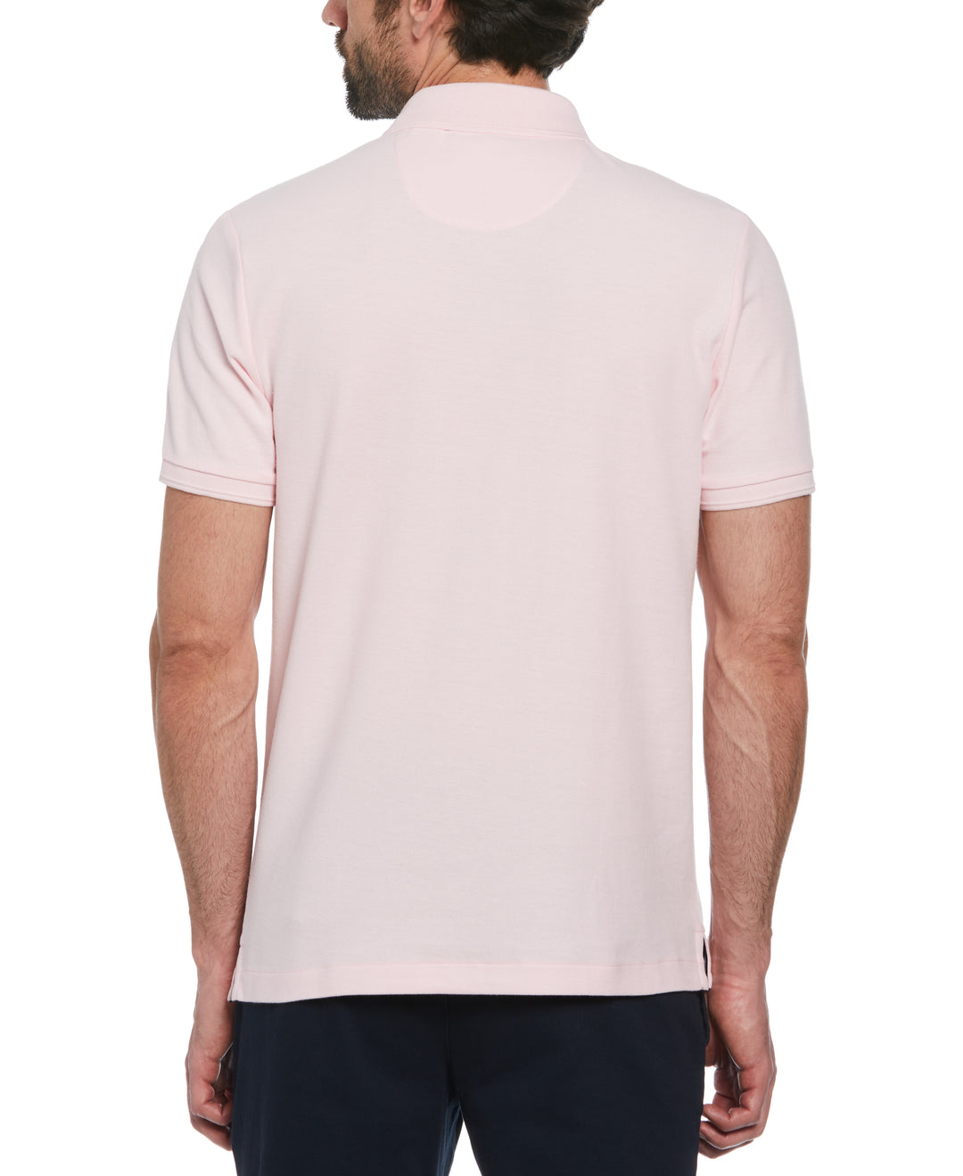 Big & Tall Organic Pique Daddy Polo (Parfait Pink) 