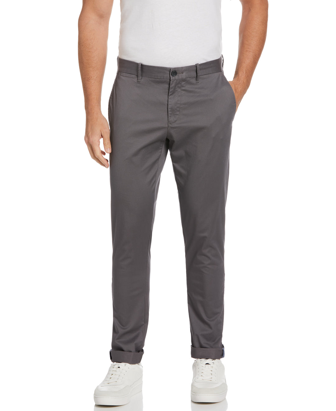 Big & Tall Premium Slim Fit Stretch Chino (Castlerock) 