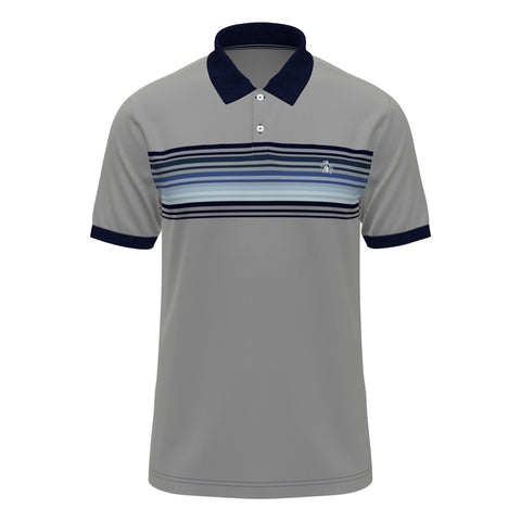 Birdseye Pique Engineered Chest Stripe Polo-Polos-Original Penguin