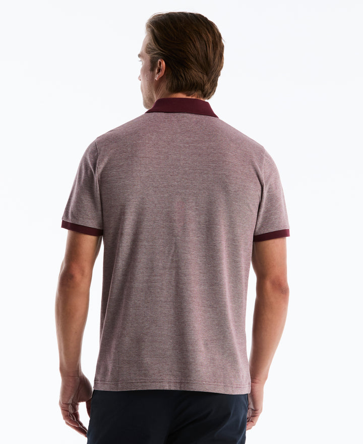 Cotton Birdseye Pique Degrade Stripe Polo (Port Royale) 