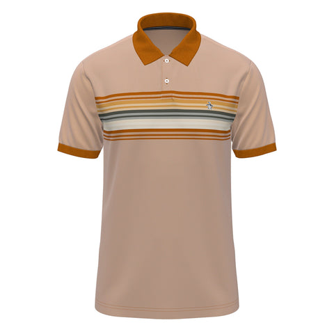 Birdseye Pique Engineered Chest Stripe Polo-Polos-Original Penguin